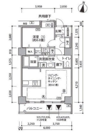 東雲キャナルコートCODAN18号棟の間取り写真
