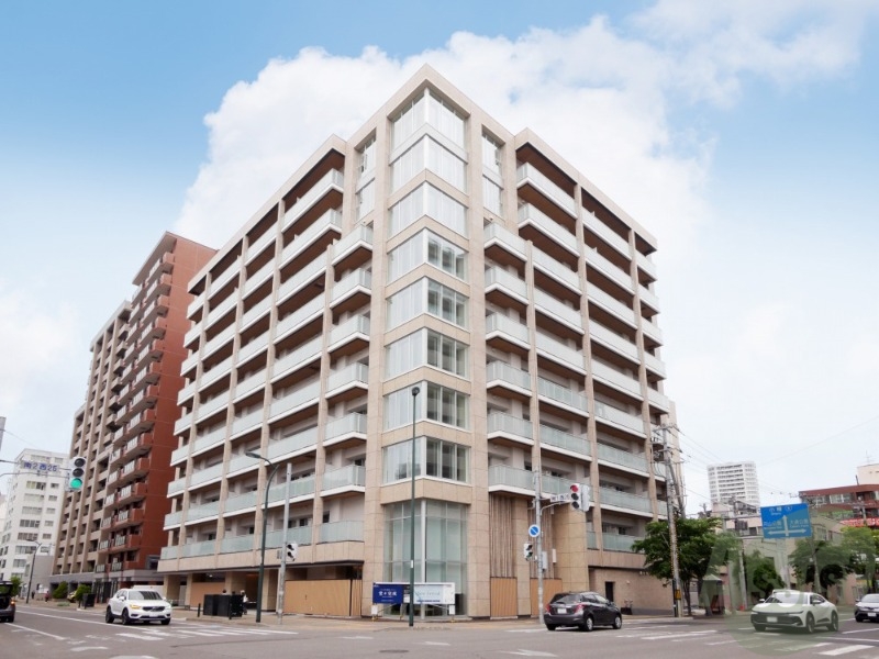 建物外観　札幌市中央区南１条「ブランズ円山裏参道レジデンス」