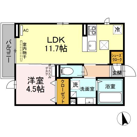 ビアンフェの間取り写真