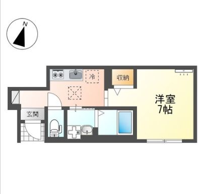 ＪＲ山陽本線 福山駅 徒歩9分 2階建 新築の間取り写真