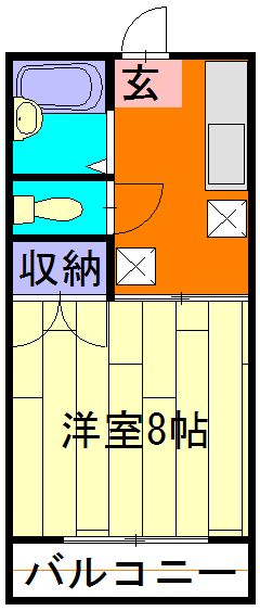 クレスト東海の間取り写真