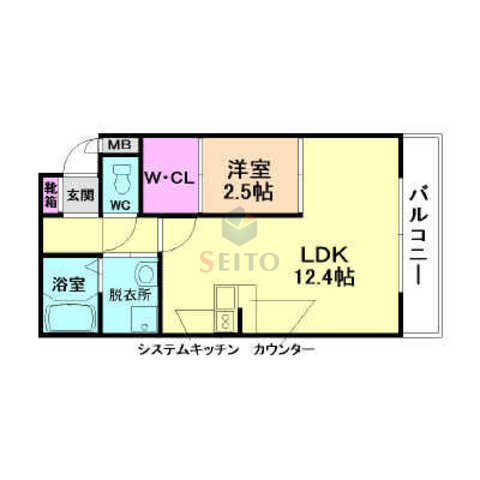 Forest Court Sanponの間取り写真