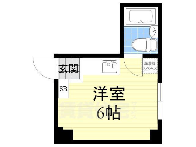 南海高野線 堺東駅 徒歩13分 5階建 築37年の間取り写真