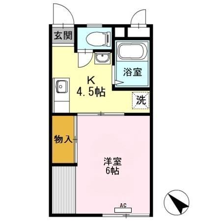 コーポ瀬戸の間取り写真