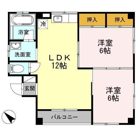 メゾン都原の間取り写真