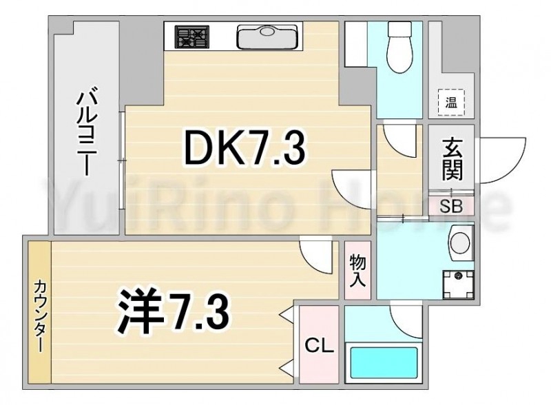 ＪＲ東海道本線 西宮駅 徒歩5分 6階建 築19年の間取り写真