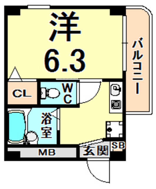 山路ハイツIIIの間取り写真