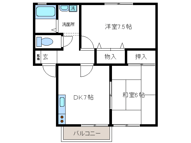 コンフォートの間取り