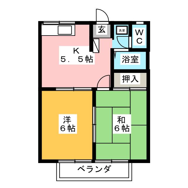 エステートピア中島の間取り