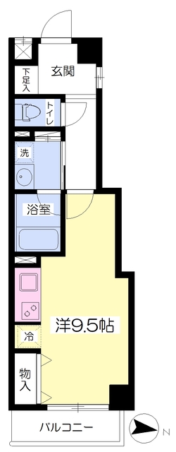 クリオ小竹向原IIの間取り