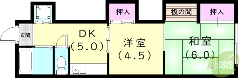 増谷文化の間取り