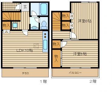 東京都練馬区大泉学園町７（一戸建）の賃貸物件の間取り