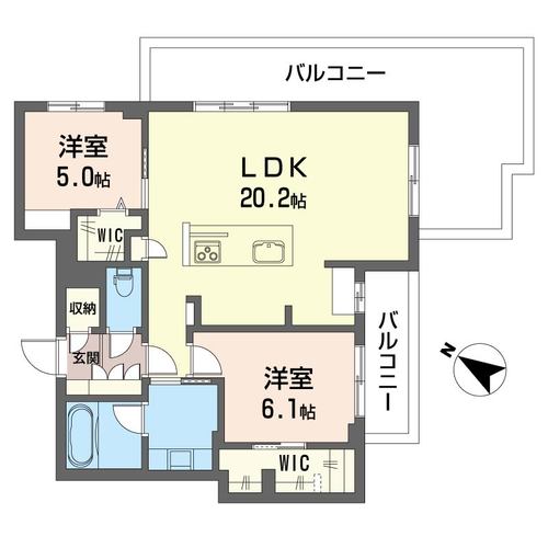 ウィズプラス東川口の間取り