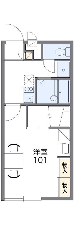 レオパレス鶴崎IIの間取り