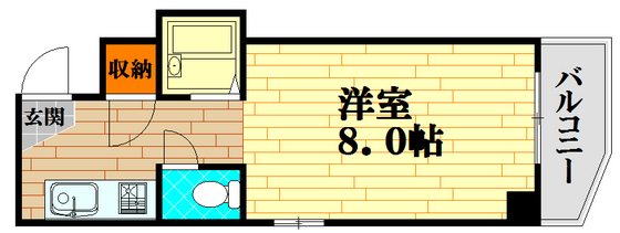 リボン金屋町の間取り