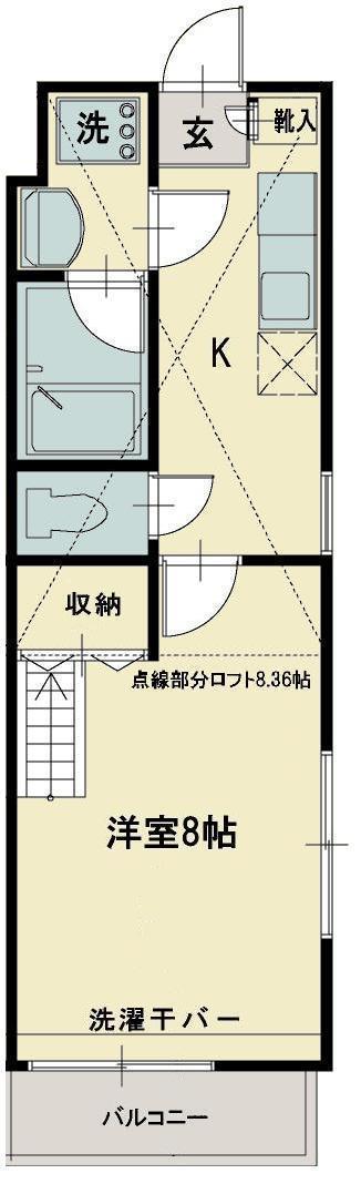 志幸４３　フローラの間取り