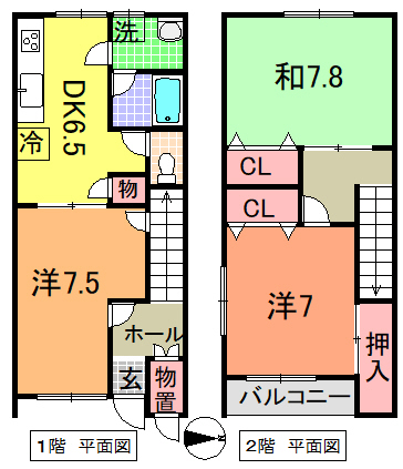 ハイムラフォーレの間取り