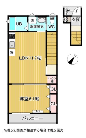 グレンアード大村の間取り