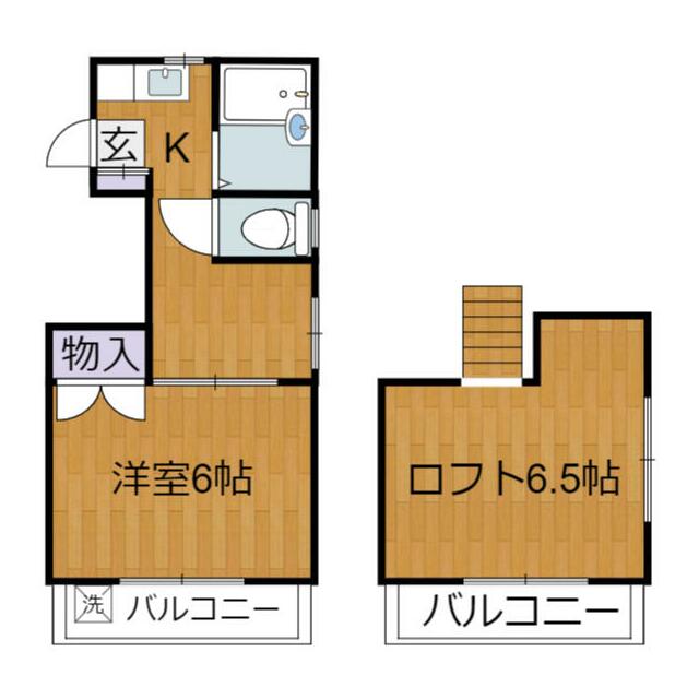 第３コーポ市瀬の間取り