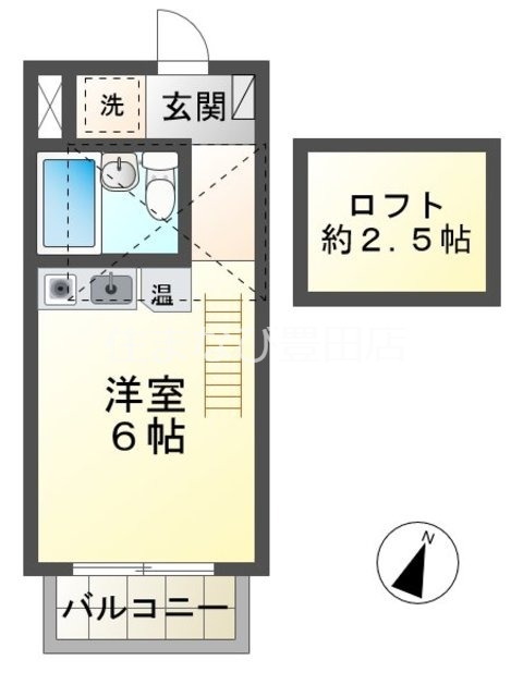 リード豊田の間取り