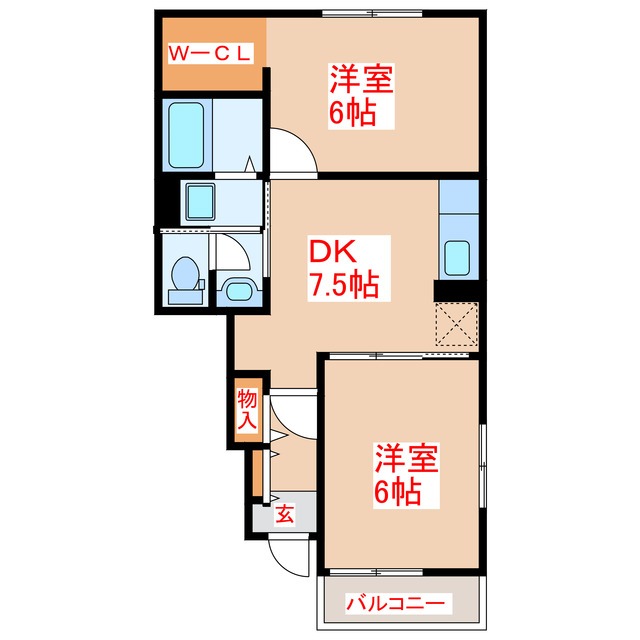 ビンテージ01の間取り