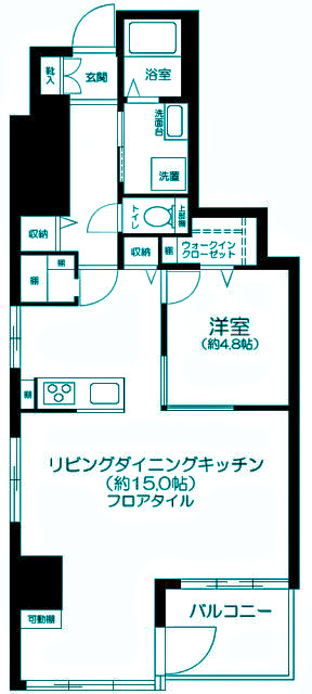 ウィスタリア東五反田ビルの間取り