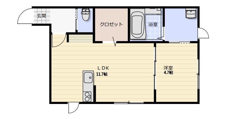 スクエア・アラヤマの間取り