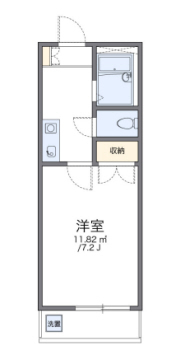 レオパレス姫路の間取り