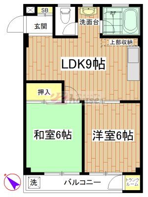 杉並区堀ノ内のマンションの間取り