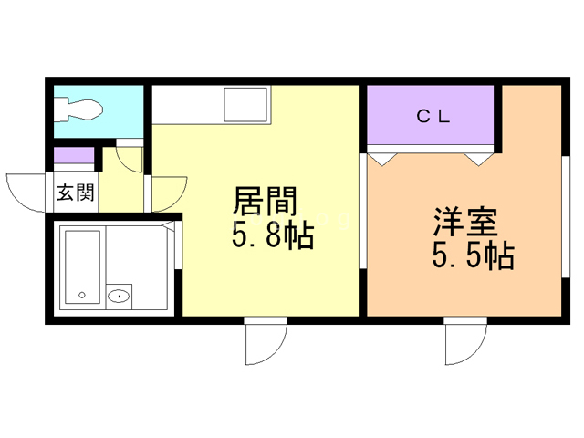 メゾンアベニューの間取り