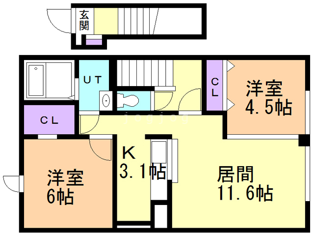 パークコート前田の間取り