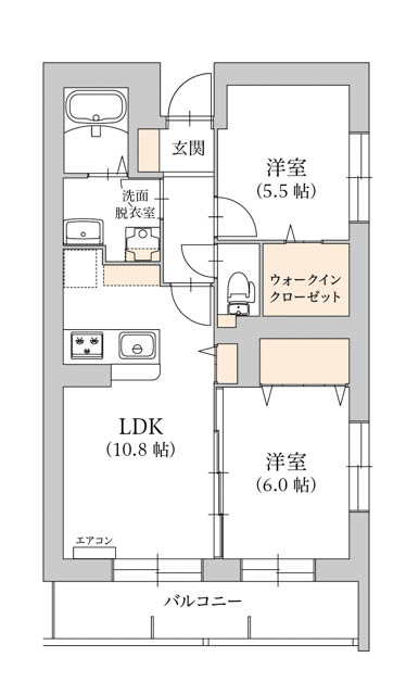 プラシードの間取り