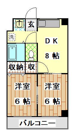 コンフォートの間取り