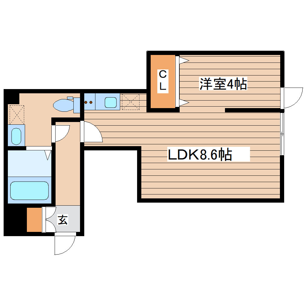 BELANGRIAK（ブラングレイク）国見の間取り