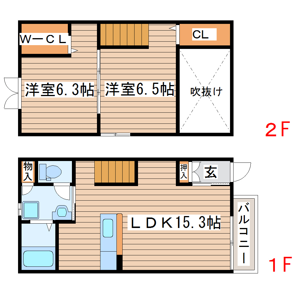 シュガーコートの間取り