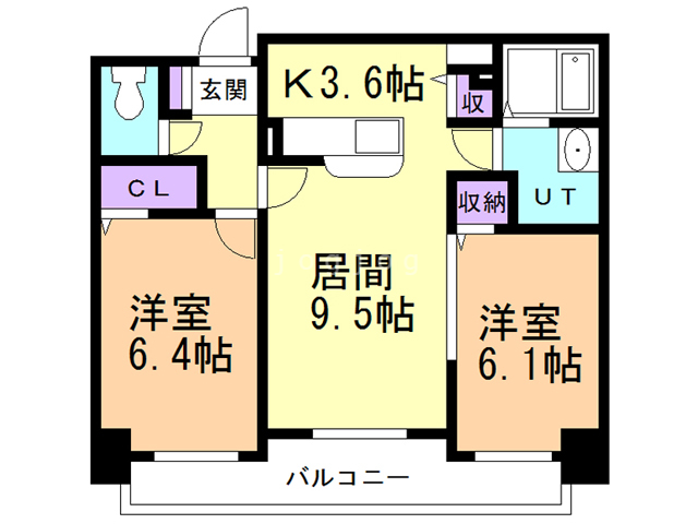 ミカーレ・トーゲンの間取り