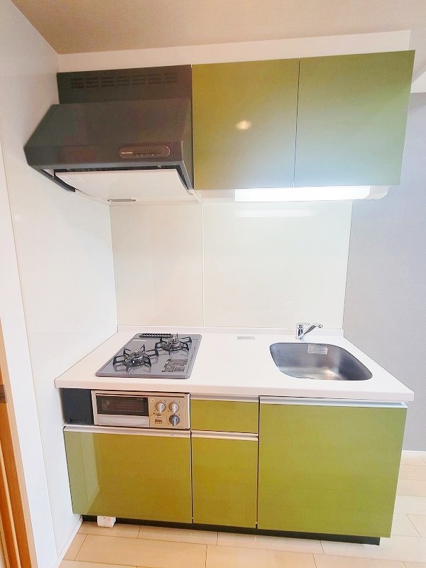 キッチン　★システムキッチングリル付き/２口コンロ★