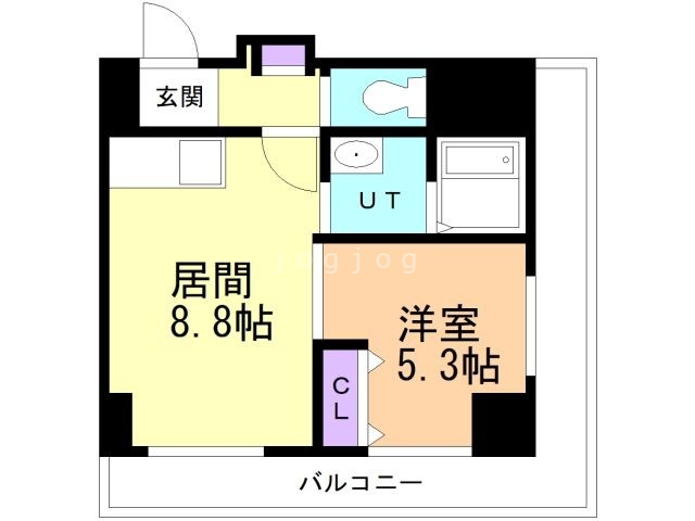 サンコート南６条　弐番館の間取り