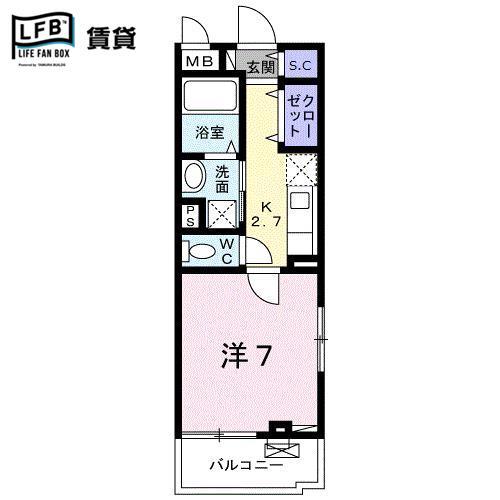 サクラ　ヒルズの間取り