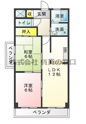 セントラルコート佳日の間取り