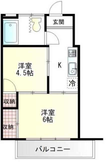 シャルマン鷺宮の間取り