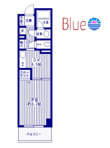 【横浜市都筑区茅ケ崎中央のマンションの間取り】