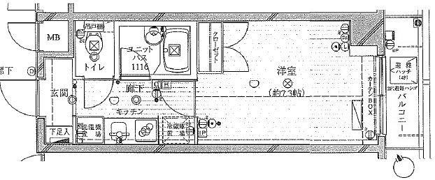 グランヴァン上板橋の間取り