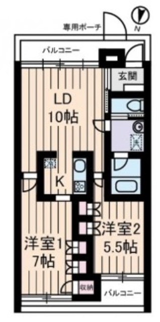 ドルフＥＡＳＴの間取り