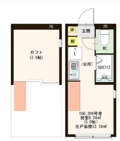 ハーモニーテラス高円寺北の間取り