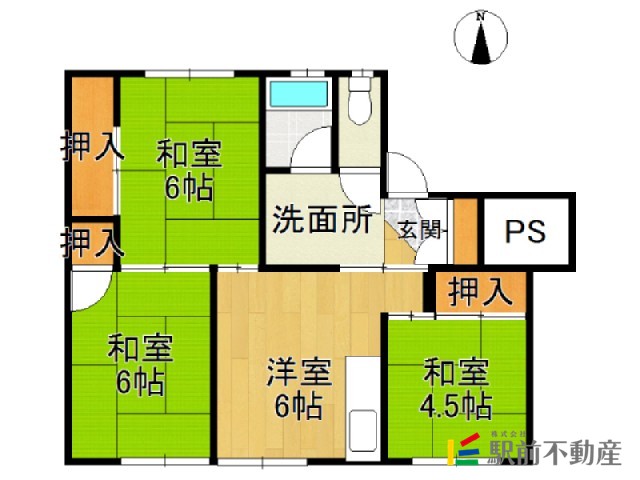 サンコーポラス柳川IIの間取り