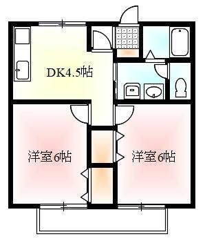 ミルキーコーポの間取り