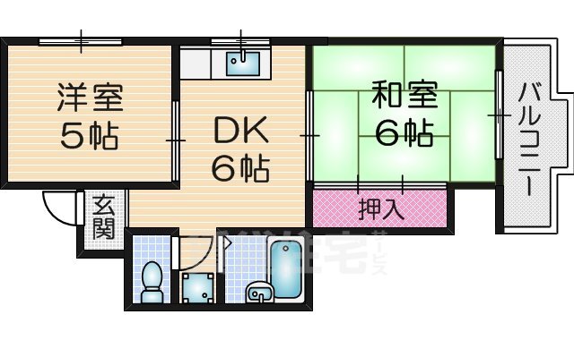 サンシャイン淀の間取り