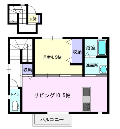 ドルチェ・ヴィータ鹿島Cの間取り