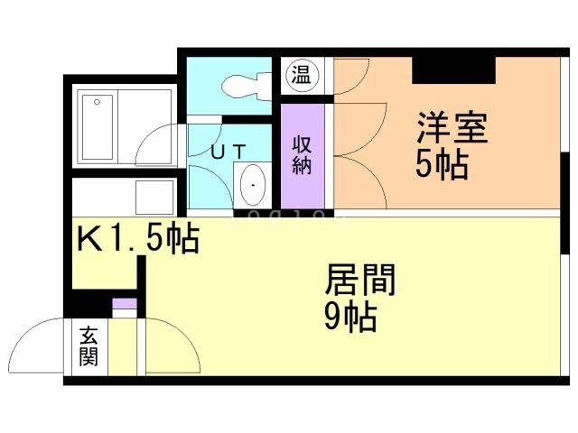 札幌市中央区南十四条西のマンションの間取り